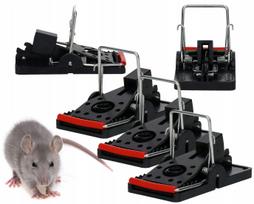 Spąstai pelėms, žiurkėms, graužikams su guillotine ir ratcheto mechanizmu X3