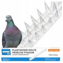 Plastikinės permatomos paukščių atbaidymo juostos, 10 vnt.