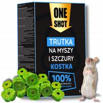 Nuodai pelėms ir žiurkėms ONESHOT CUBE 1 kg BROMA