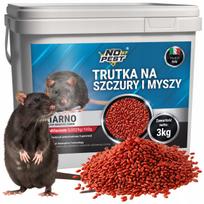 Graužikų nuodai Brodifacoum grūdai NO PEST 3 kg
