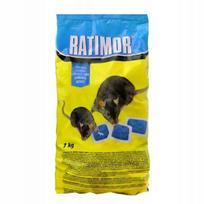 Nuodai žiurkėms ir pelėms Ratimor Paste 1 kg Blue Brodifacoum