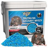 Graužikų nuodų granulės NO PEST, 3 kg
