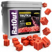 Pelės ir žiurkės nuodai Ratout Fluorescent UV Cube Brodifacoum 3 kg