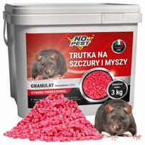 Pelės ir žiurkių nuodai, granules, Bromadiolone, Patenrat, 3 kg