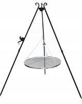 Sodo grilis trikojis 210 cm, grotelės 80 cm, nerūdijančio plieno INOX XXL komplektas