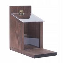 Voverių šėrykla medinis namelis impregnated Large Walnut Pantry