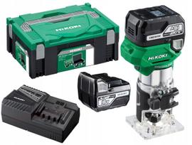 Frezeris HiKOKI M1808DA WP, 18V, 6/8 mm, su dėklu