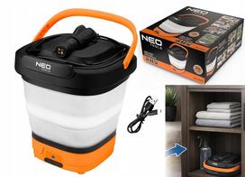 Aukšto slėgio plovimo įrenginys NEO 04-605 12V 5 Bar USB-C kibiras 12L