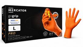 Nitrilinės pirštinės GO GRIP ORANGE, 50 vnt.