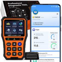 Automobilio OBD2 diagnostikos testeris Bluetooth LCD 12V