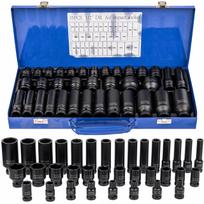 Smūginė galvučių rinkinys 8–32 mm, 1/2, 35 vnt. pneumatiniam raktui