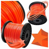 Žoliapjovės pjovimo lynas 2,4 mm x 100 m, 5 kampų