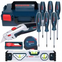 Rankinių įrankių rinkinys BOSCH 19 vnt., L-BOXX dėklas