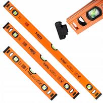 Aliumininių gulsčiukų rinkinys 3 vnt. 40/60/80 cm NEO TOOLS