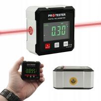 Skaitmeninis 4x90° lazerinis gulsčiukas su magnetiniu inklinometru