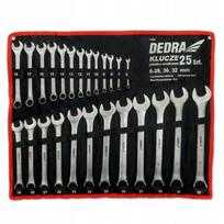 Raktų komplektas DEDRA 1406 25 vnt. CrV, 6-28, 30, 32 mm