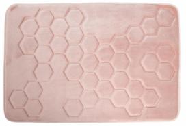 Vonios kilimėlis HONEY šviesiai rožinis 60x90 cm Duschy 70-090