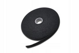 Velcro juosta Digitus 10 m x 15 mm juoda, atspari, elastinga