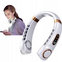 Nešiojamas USB-C kaklo ventiliatorius, 5 režimai, LCD