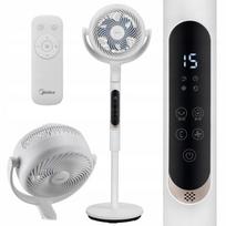 Grindų ventiliatorius Midea MFS242RDDW su nuotolinio valdymo pultu, baltas