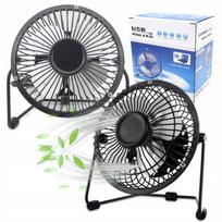 Stalinis metalinis USB ventiliatorius Windmill