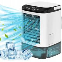 Nešiojamas oro kondicionierius-ventiliatorius su LED, drėkintuvas, USB, 900 ml