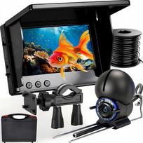 Po vandeniu žvejybinė kamera su 4.3" LCD ekranu, 30 m žvejybos detektoriumi ir 2.0 baterija