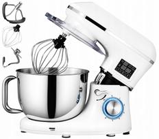 Virtuvinis planetarinis maišytuvas KERCH MYCHEF, šildomas indas, baltas, 6,2 l