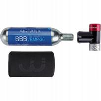 Dviračio pompa BBB Co2 Airspeed juoda