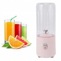 Nešiojamas belaidis blenderis su stikline talpa 500 ml, 35 W, rožinis