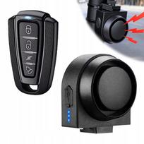 Dviračio signalizacija su vibracijos jutikliu, USB-C baterija