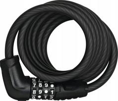 Dviračio spyna ABUS Numero 5510C/180 Cable juoda
