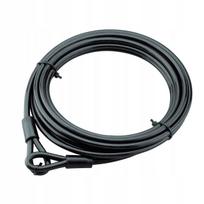 Saugos lynas su dviem kilpomis, Twisty, FI 8 mm, 6 m, su PVC danga