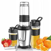 Kokteilinė SMOOTHIE, multifunkcinė, 2x buteliukai, smulkina ledą