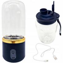 Besisukantis belaidis USB blenderis, tamsiai mėlynas, 18,5 cm