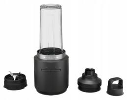 Virtuvinis blenderis KitchenAid Go, belaidė, 473 ml, juodas