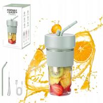 Nešiojamas belaidis mini blenderis su stikline 350 ml