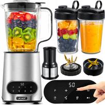 Automatinis plaktuvas Yoer 2,4L 2200W Tritan INOX su sietu ir 2 buteliais