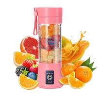 Kokteilinė Smoothie Chalice, nešiojama, 380 ml, rožinė