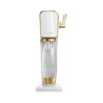 SodaStream Art Set gazavimo aparatas, 1 l butelis, balta ir auksinė kapsulė, 2 vnt.