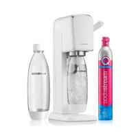 Vandens sodinimo aparatas SodaStream Art baltas + Fuse 1 l butelis + dujų balionėlis, 2 vnt.