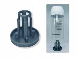 Butelių džiovykla STAND 1x0 28 mm, sidabrinė, SODASTREAM, BRITA, DAFI