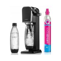 Sodastream Art 1 l angliarūgštės prisotinto vandens butelis, 2 vnt., CO2 dujų kasetė
