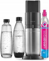 Vandens gazavimo aparatas, baltas, 1 l, stiklas, plastikas, automatinis
