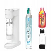 Sodintuvas PushAir Dafi White/Silver butelis 0,7 l, sirupo butelis 0,5 l, laikiklis