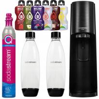 Gazuoto vandens aparatas SodaStream Terra juodas su 2 buteliais