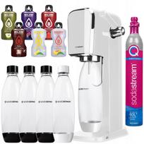 Vandens sodintuvas SodaStream Art baltas su 4 buteliais ir maišeliais