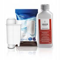 Kavos aparato priežiūros rinkinys Gaggia Aqualogis AL-Inte+ ir nuosėdų šalinimo skystis Gaggia CA6700 250 ml