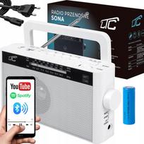 Virtuvinis nešiojamas radijas su Bluetooth ir baterijomis
