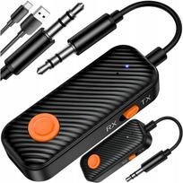 Bluetooth 5.4 2in1 siųstuvas-imtuvas, AUX 3,5 mm audio